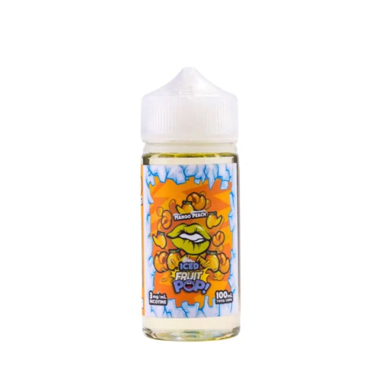 elf bar vape uk POP VAPORS MANGO PEACH ICED E LIQUID 100ML – Galaxy Vapers