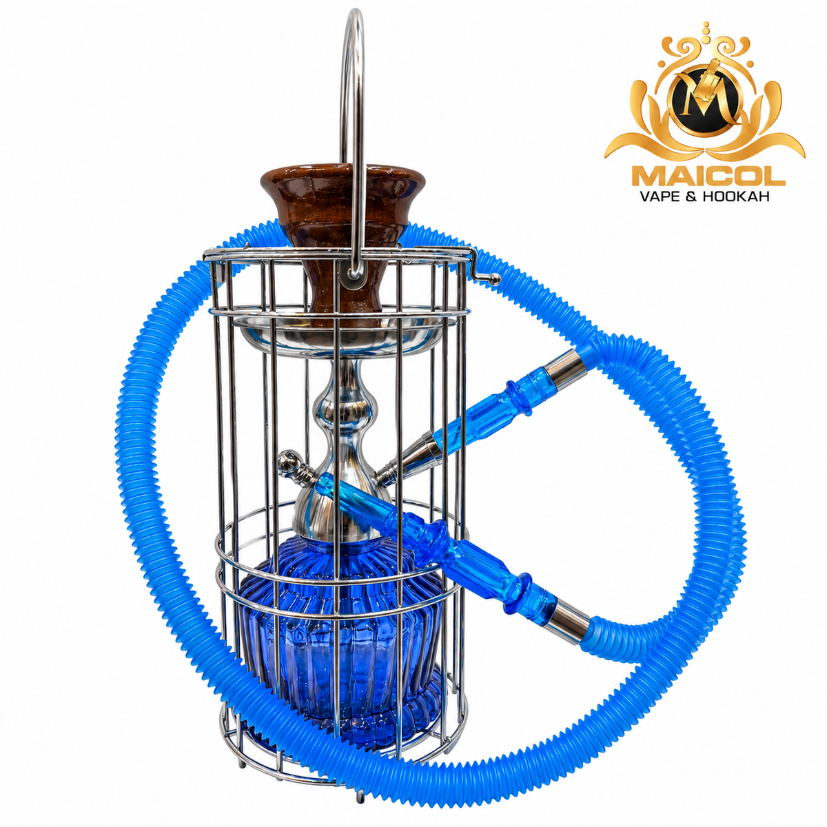 HOOKAH CON JAULA AZUL