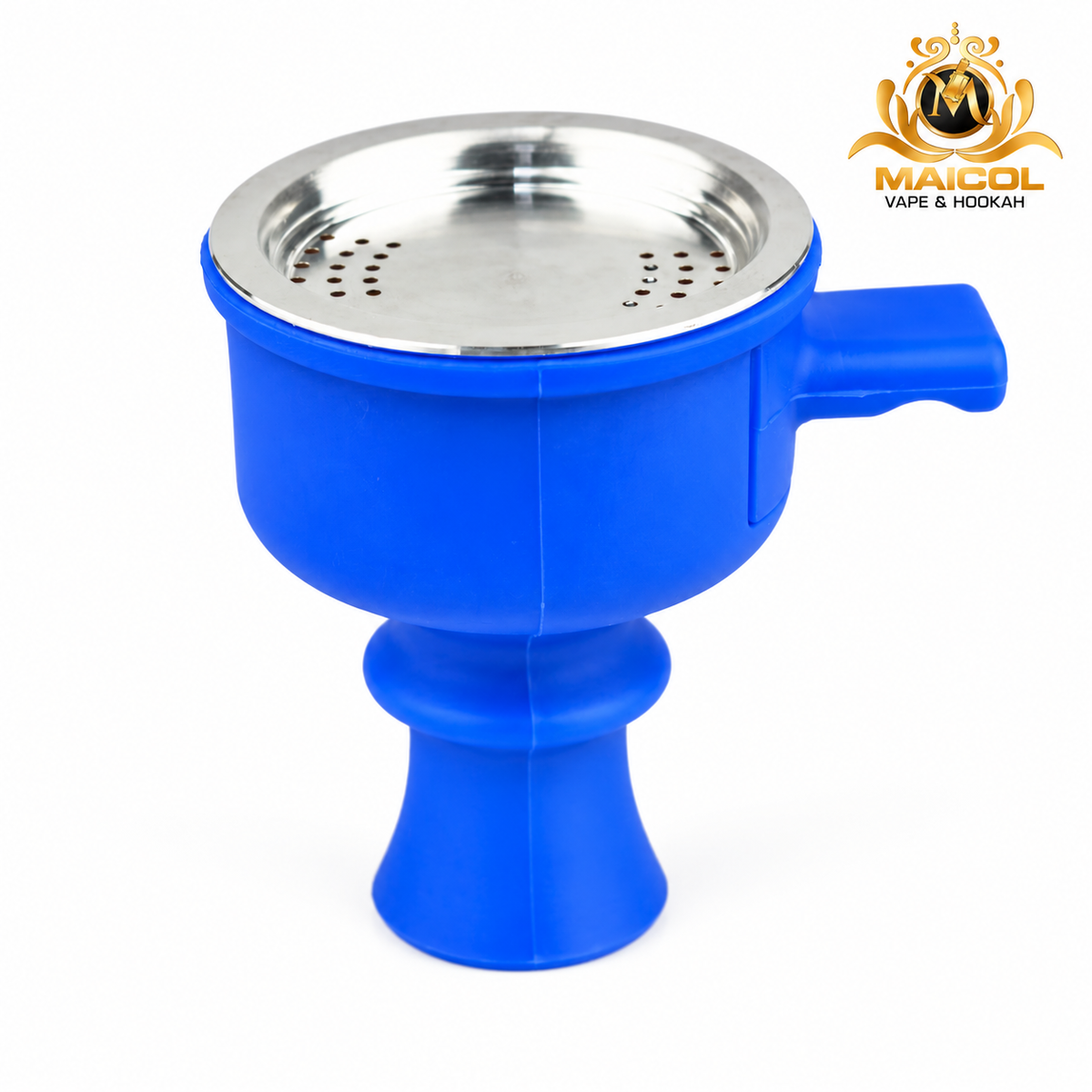 TAZA DE SILICON TIPO GABETA AZUL