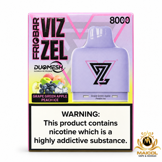 VIZZEL GRAPE GREEN APPLE PEACH ICE