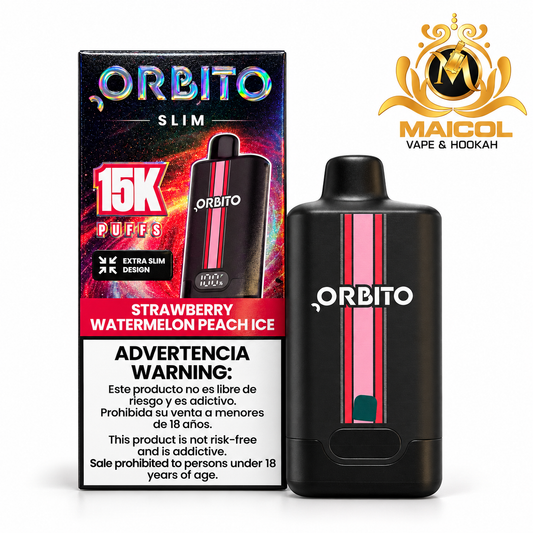 ORBITO SLIM 15K STRAWBERRY WATERMELON PEACH ICE