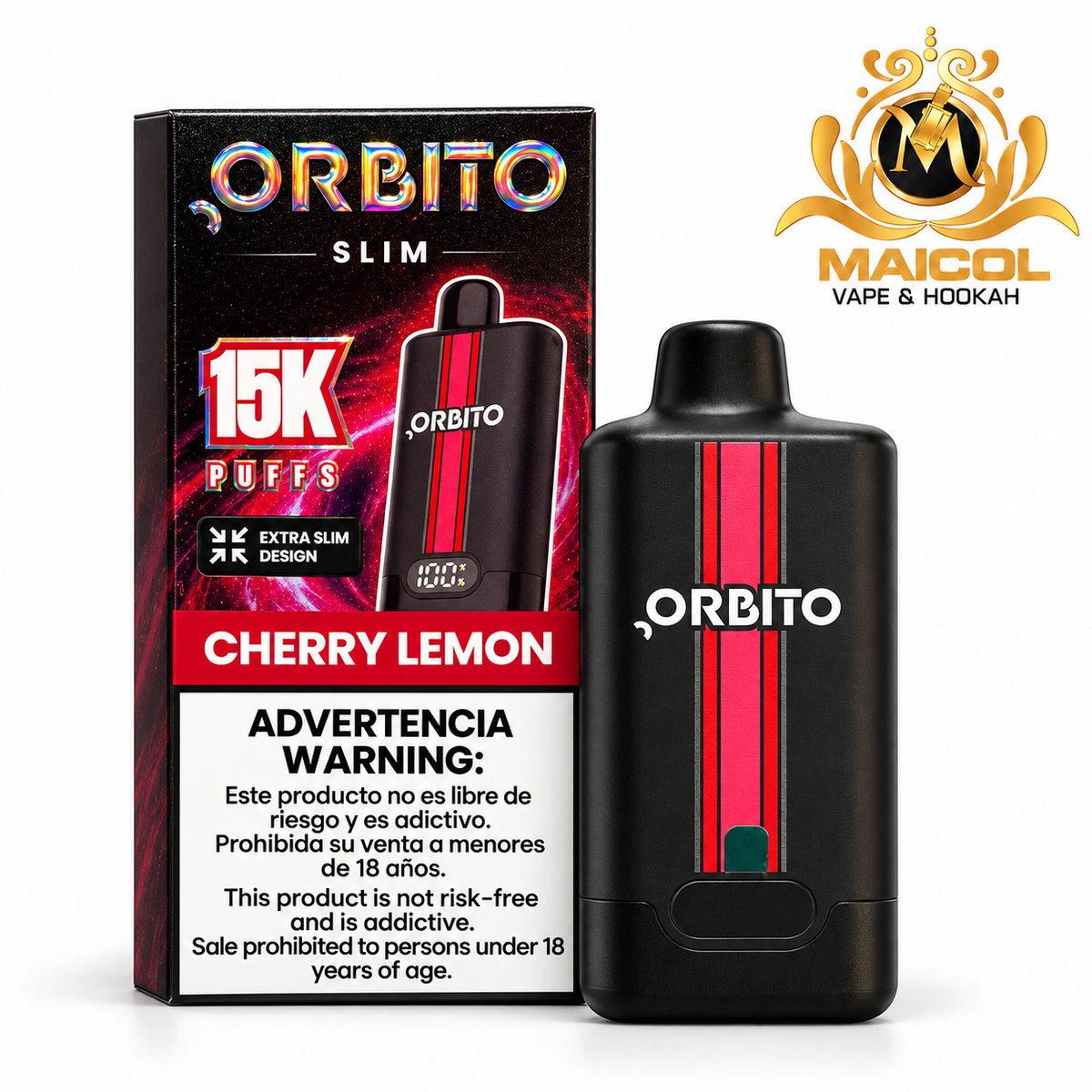 ORBITO SLIM 15K CHERRY LEMON