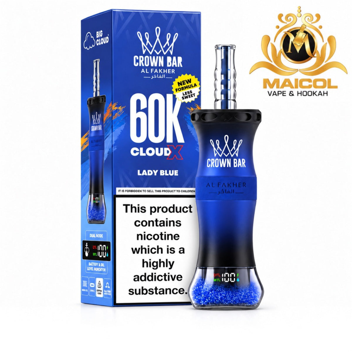Crown Bar Lady Blue