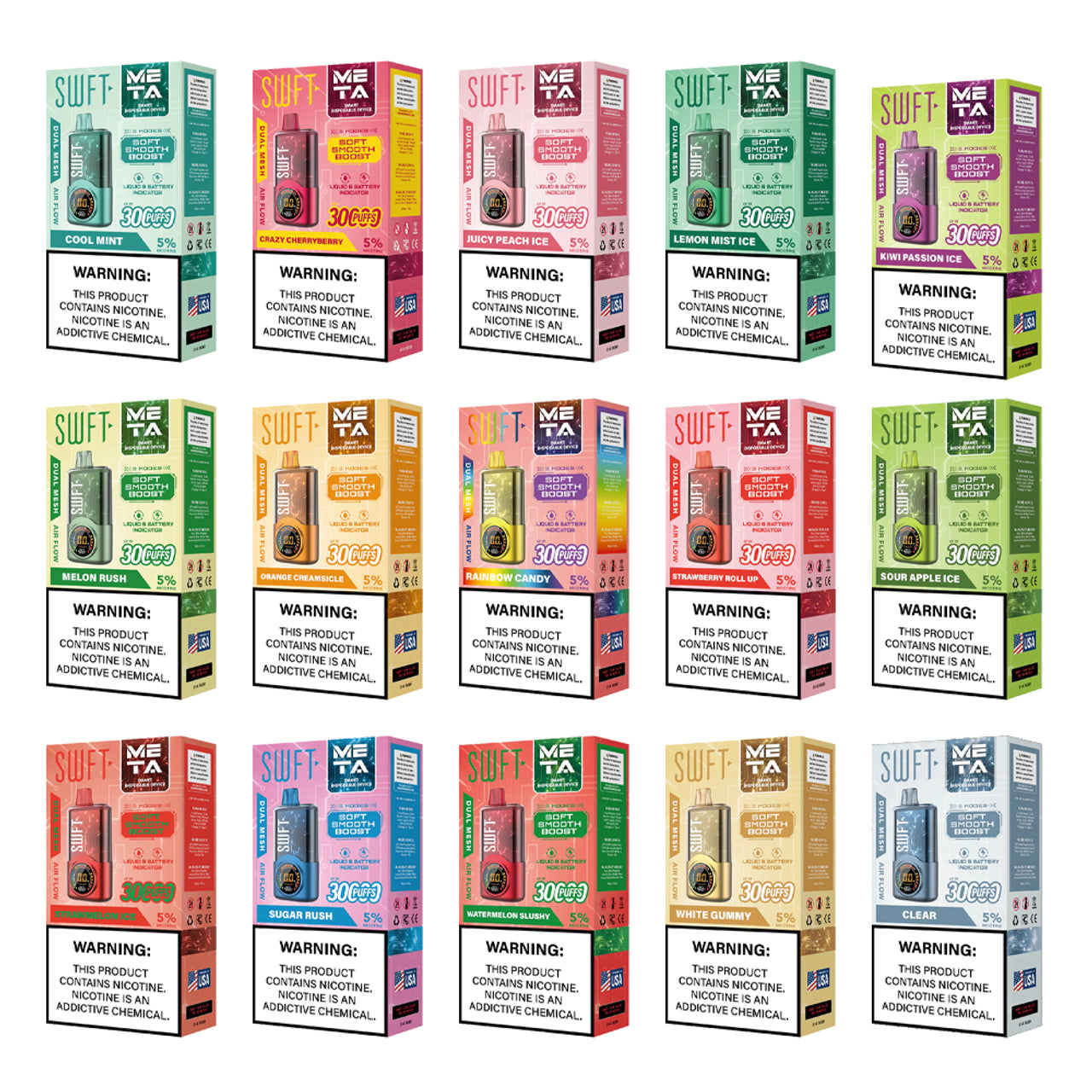 SWFT META 5% NICOTINE 24ML 30,000 PUFFS