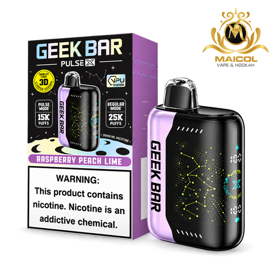 GEEK BAR PULSE X RASPBERRY PEACH LIME