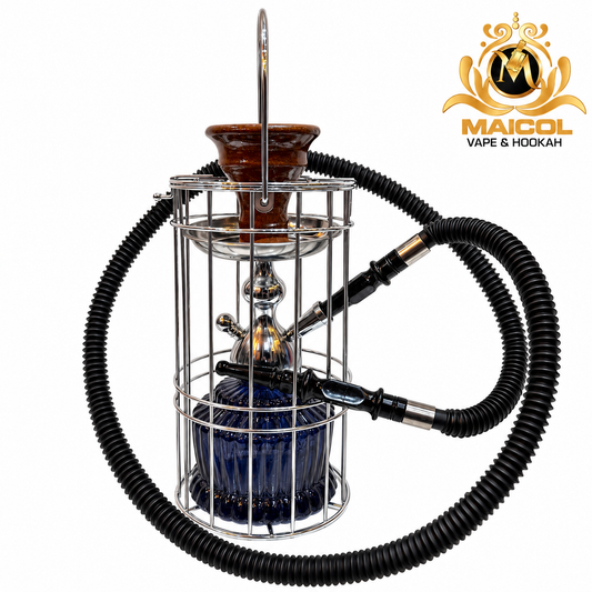 HOOKAH CON JAULA NEGRA