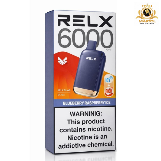 RELX 6000 BLUEBERRY RASPABERRY ICE