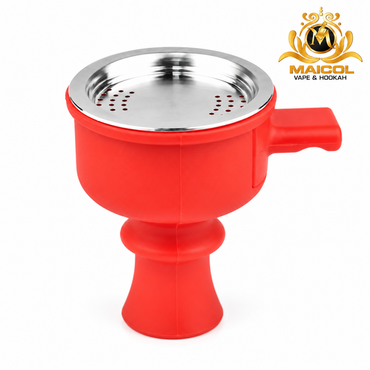 TAZA DE SILICON TIPO GABETA ROJA